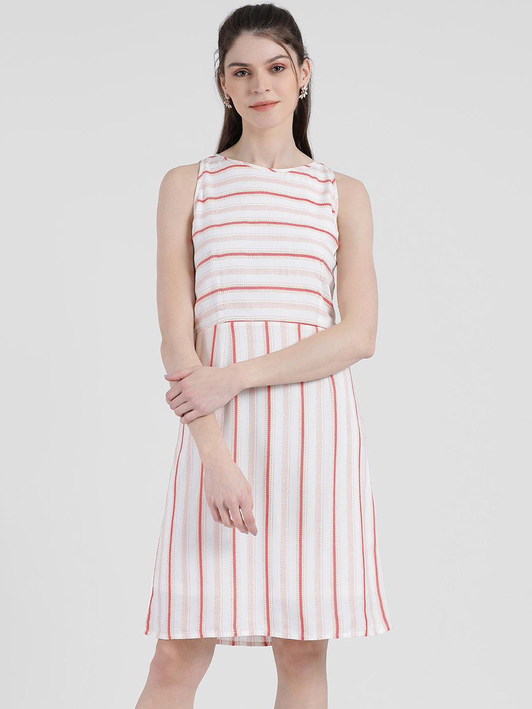 Striped Sheath Dress