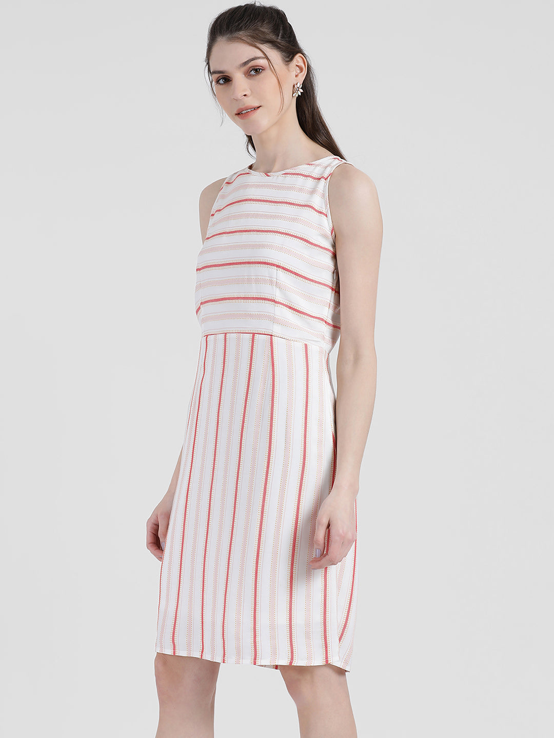 Striped Sheath Dress