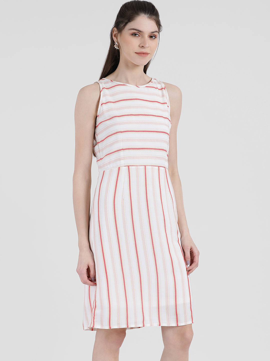 Striped Sheath Dress