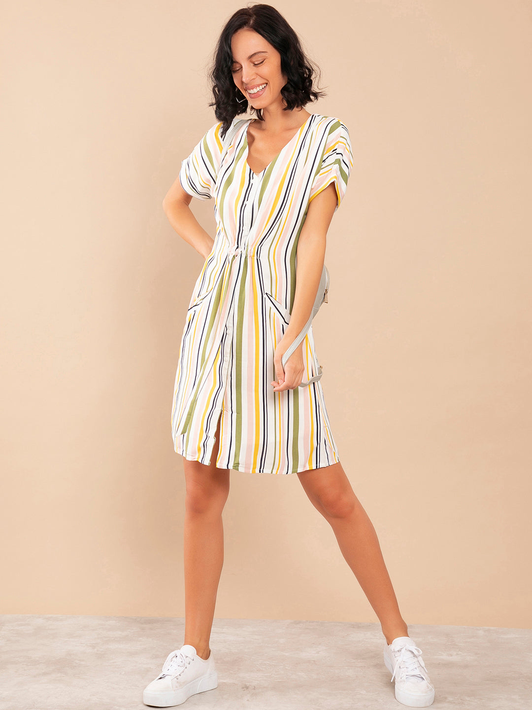 Striped Sheath Dress