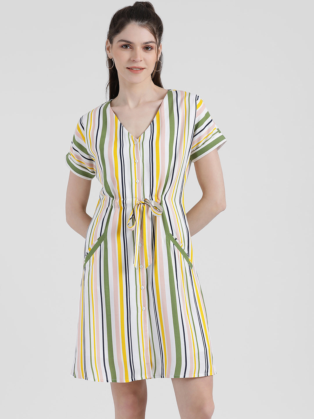 Striped Sheath Dress