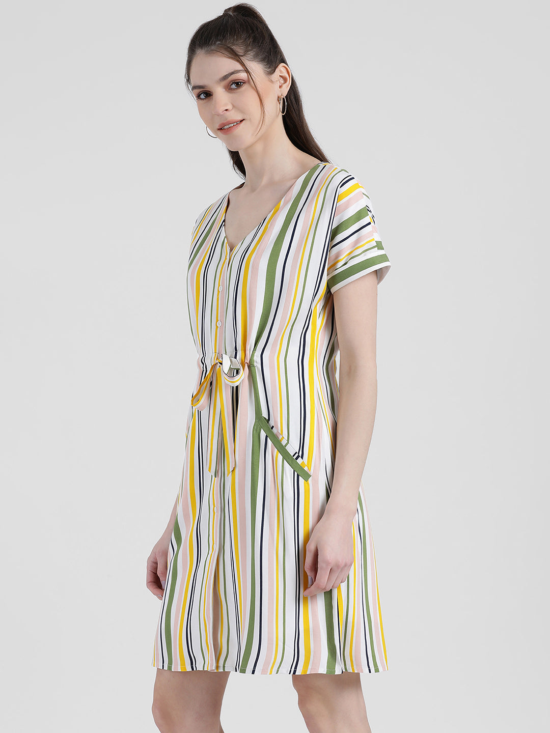 Striped Sheath Dress