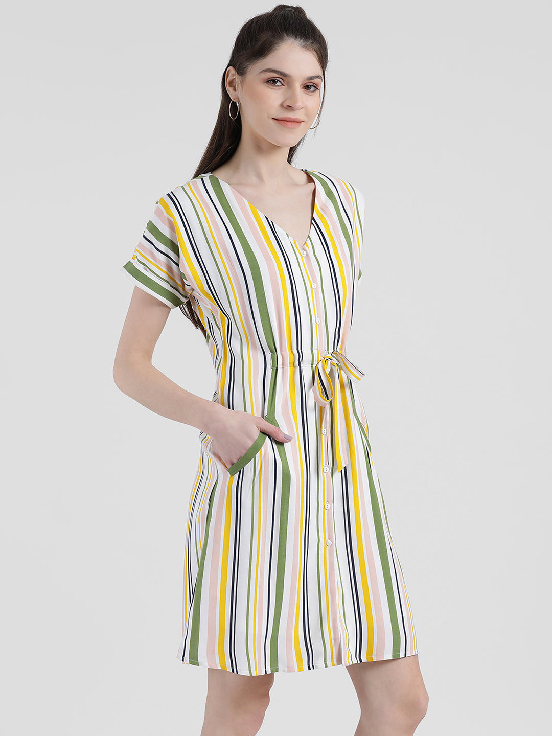 Striped Sheath Dress