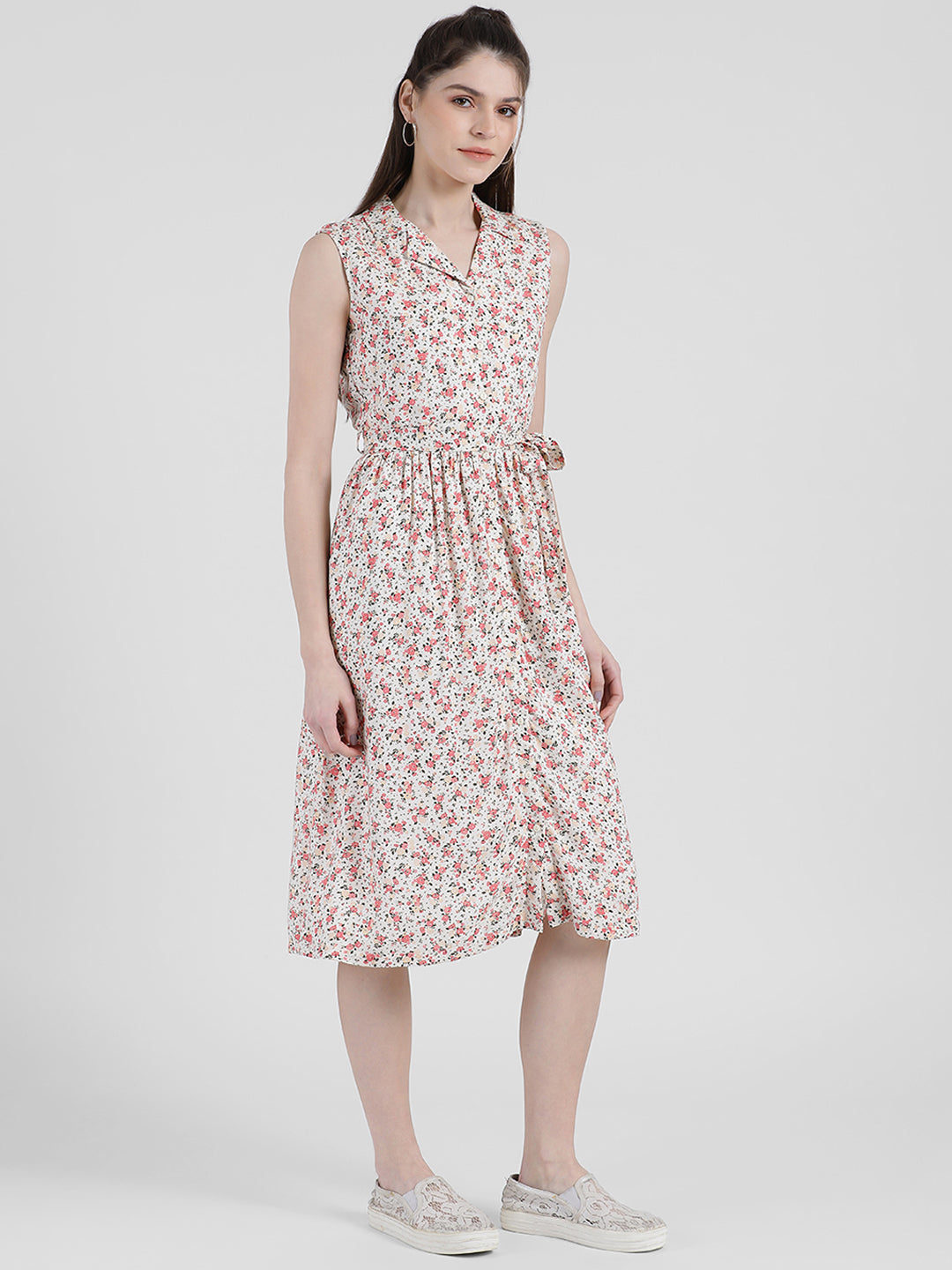 Printed Sheath Dress