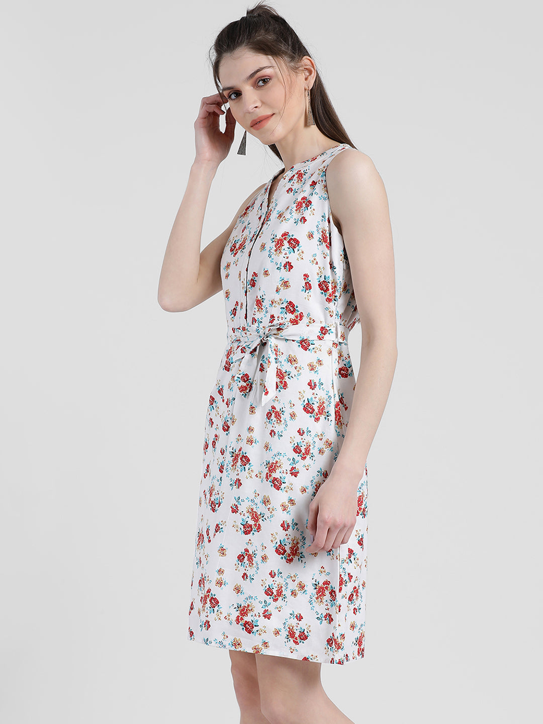 Printed Sheath Dress