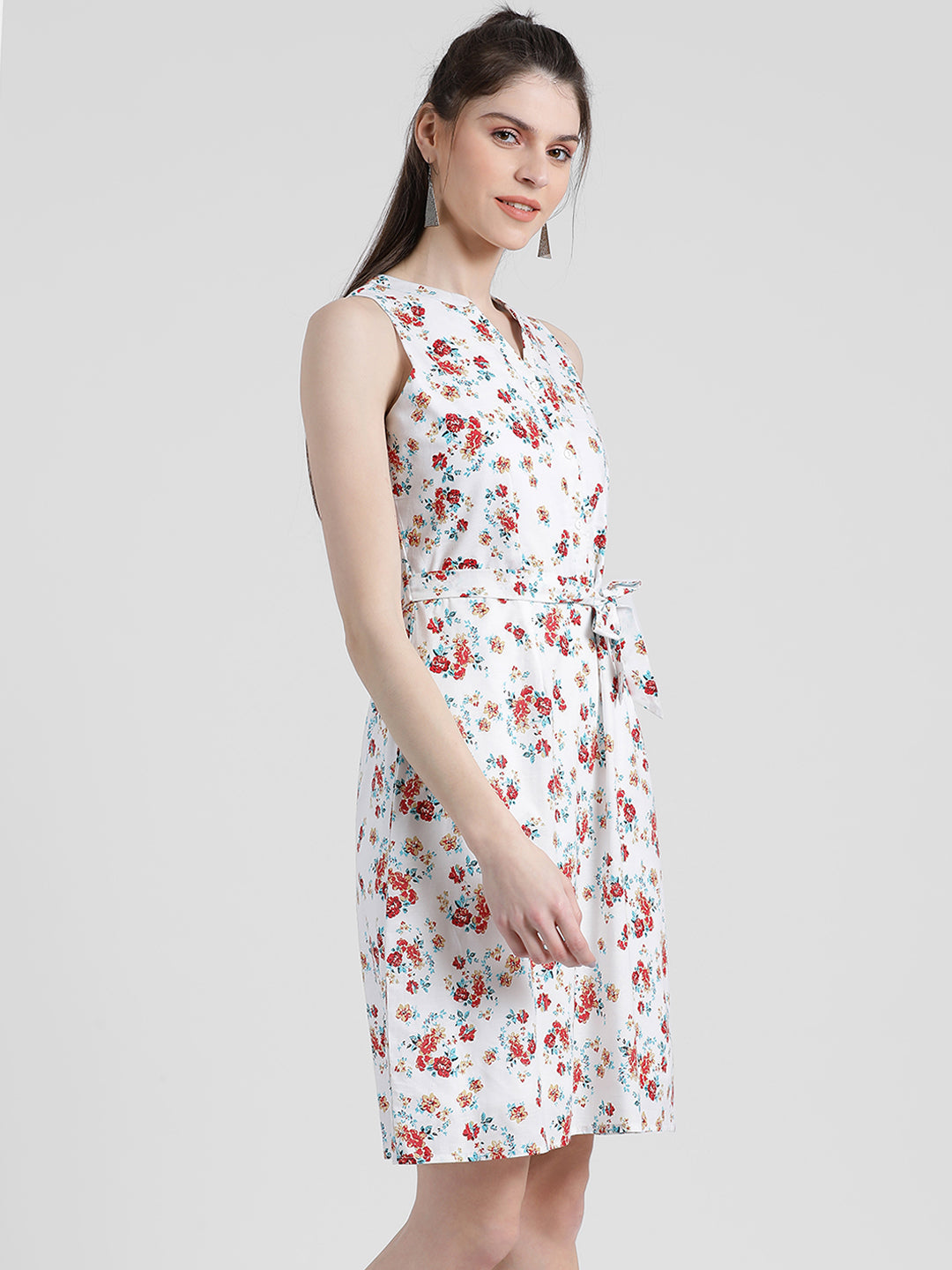 Printed Sheath Dress