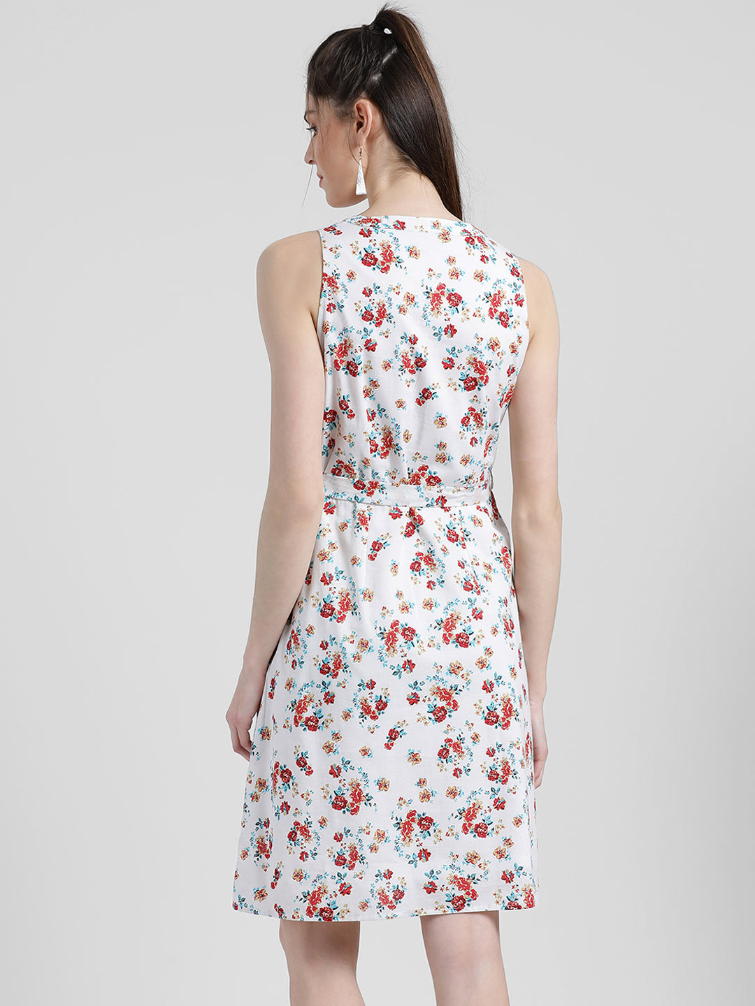 Printed Sheath Dress