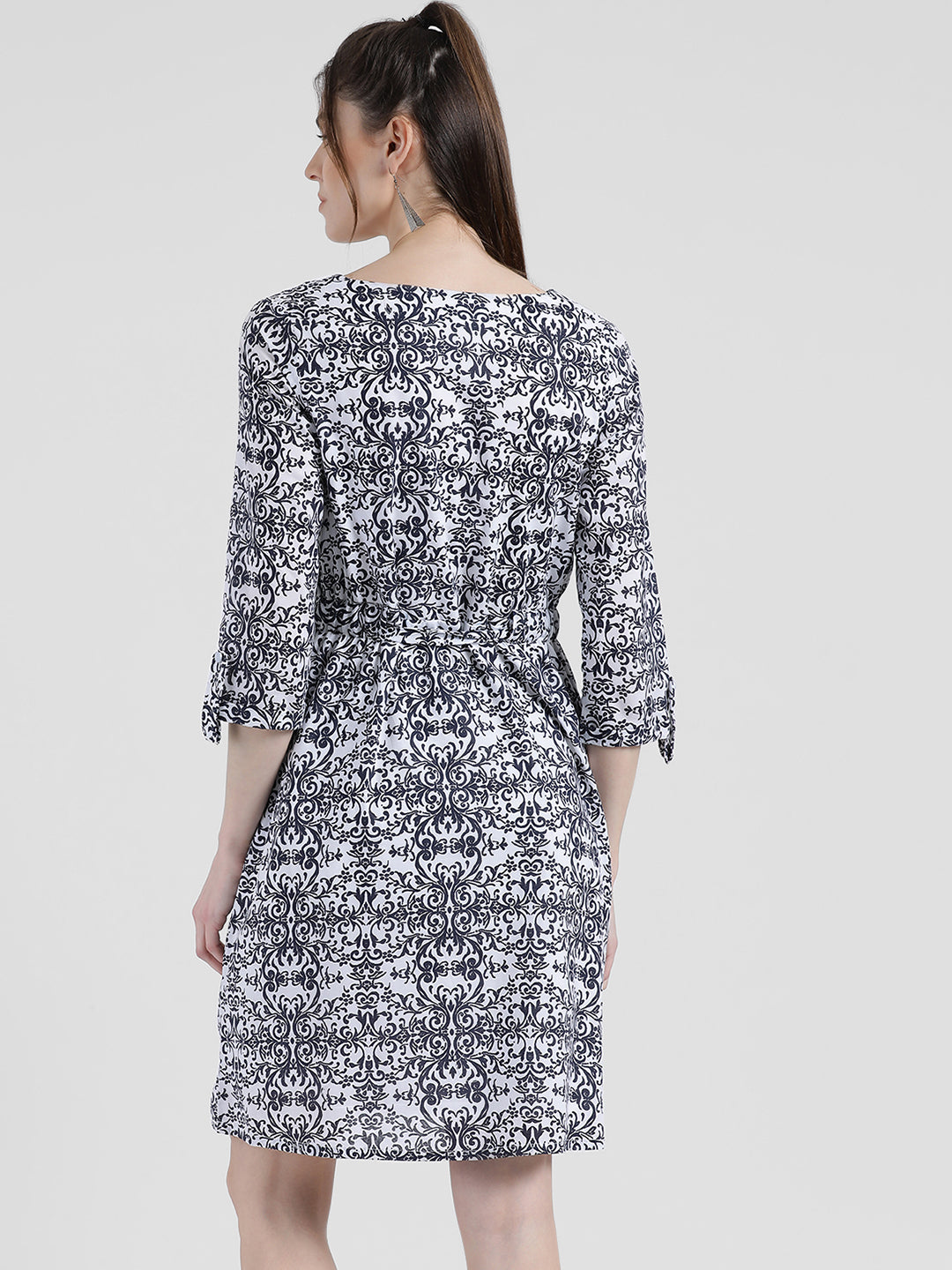 Printed Sheath Dress