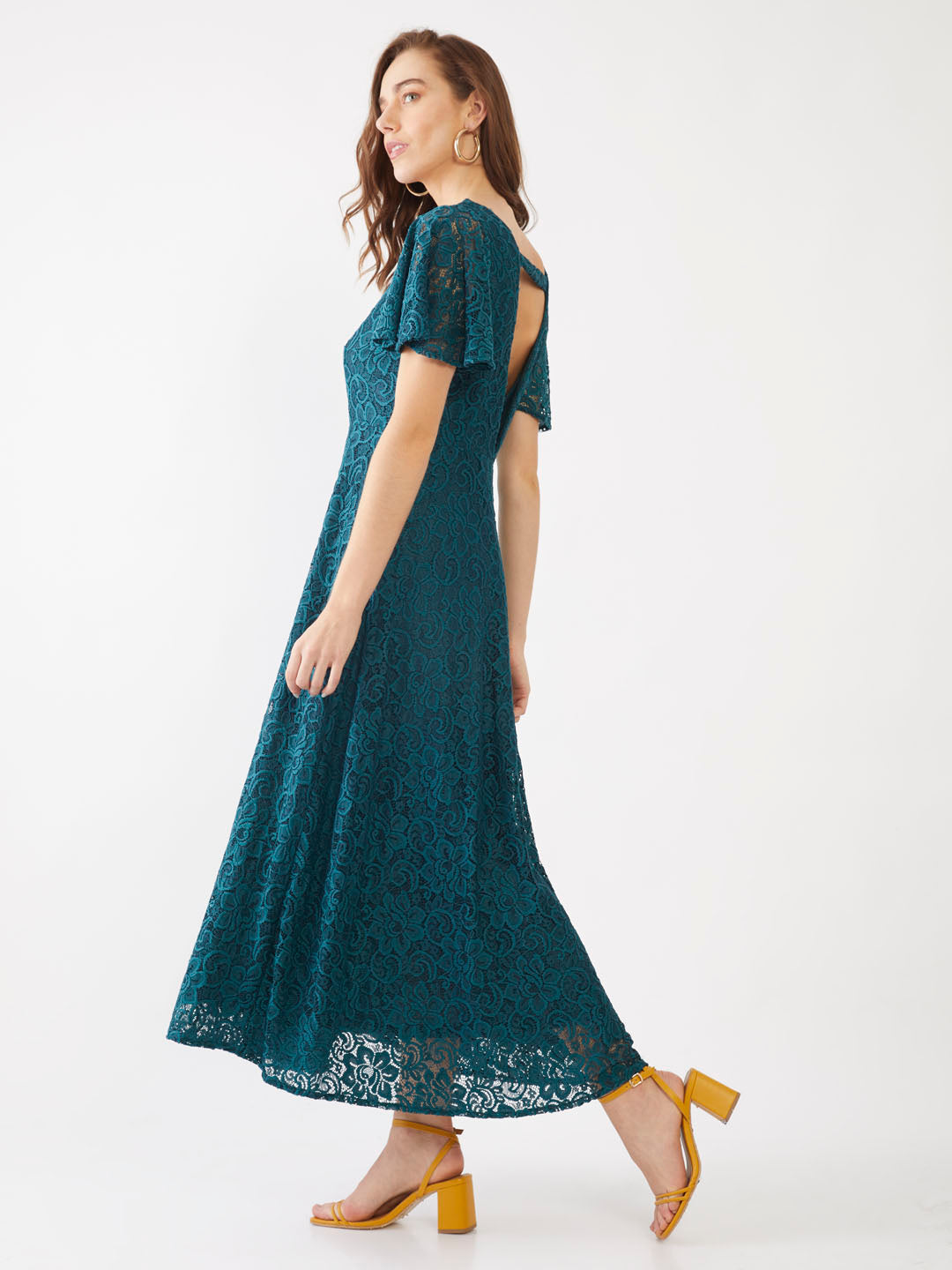 Green Lace Maxi