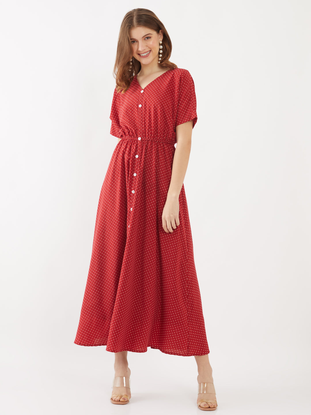 Red Polka Maxi