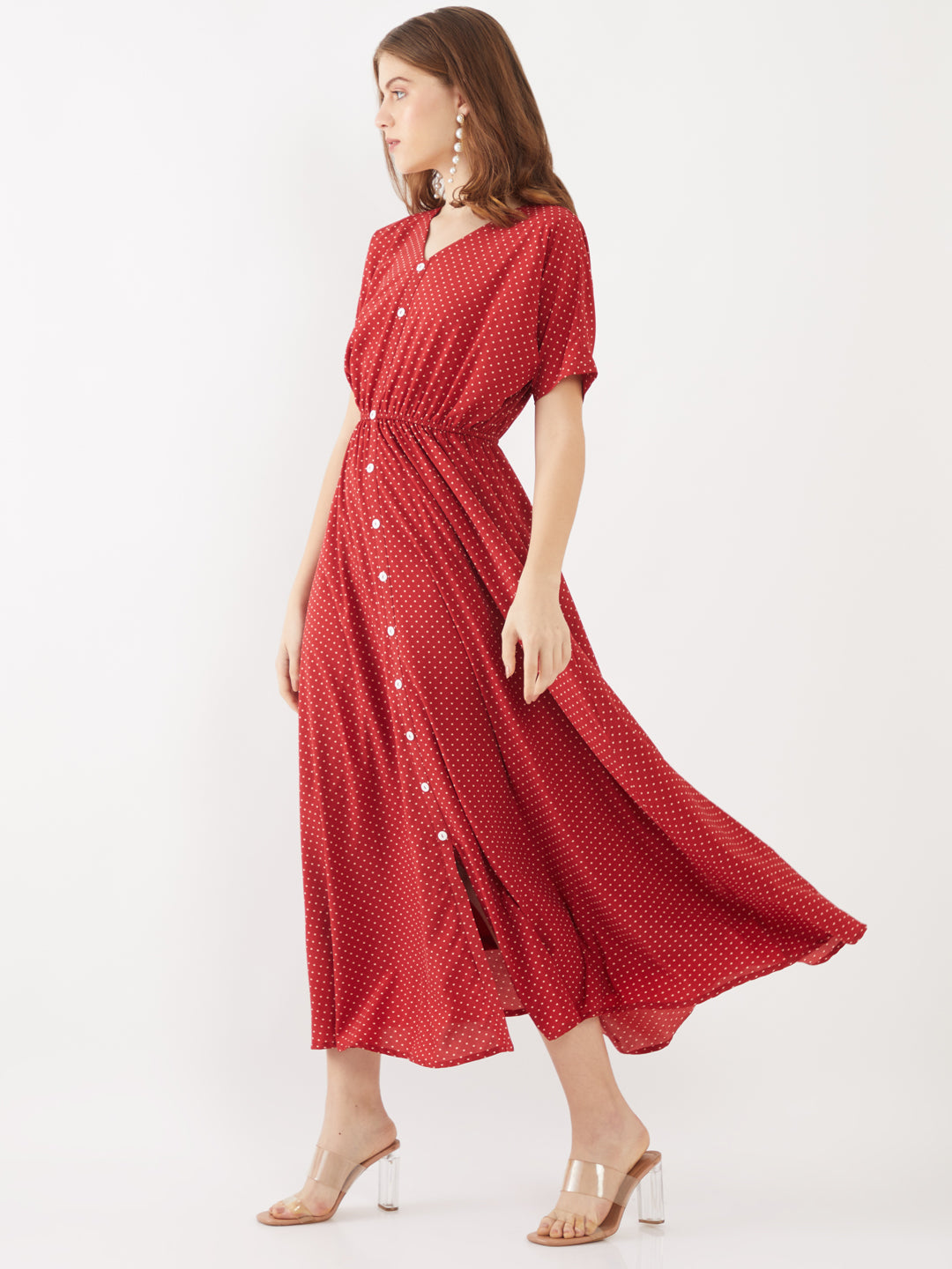 Red Polka Maxi