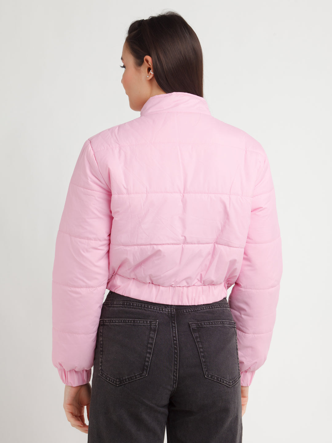 Pink Solid Jacket