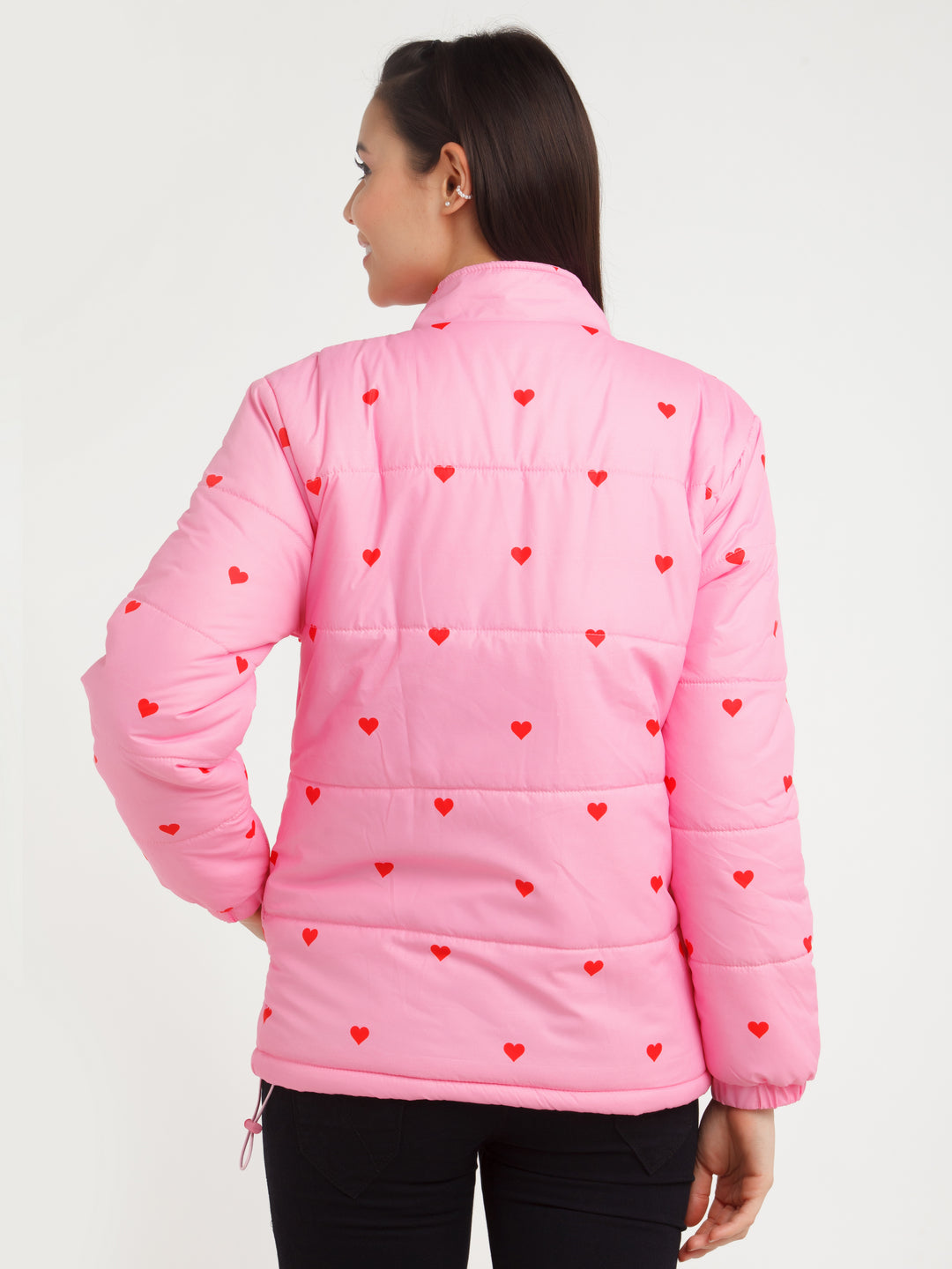 Pink Printed Jacket