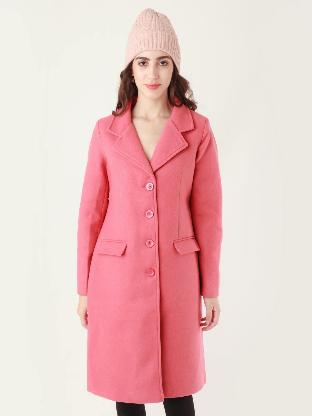 Pink Solid Coat