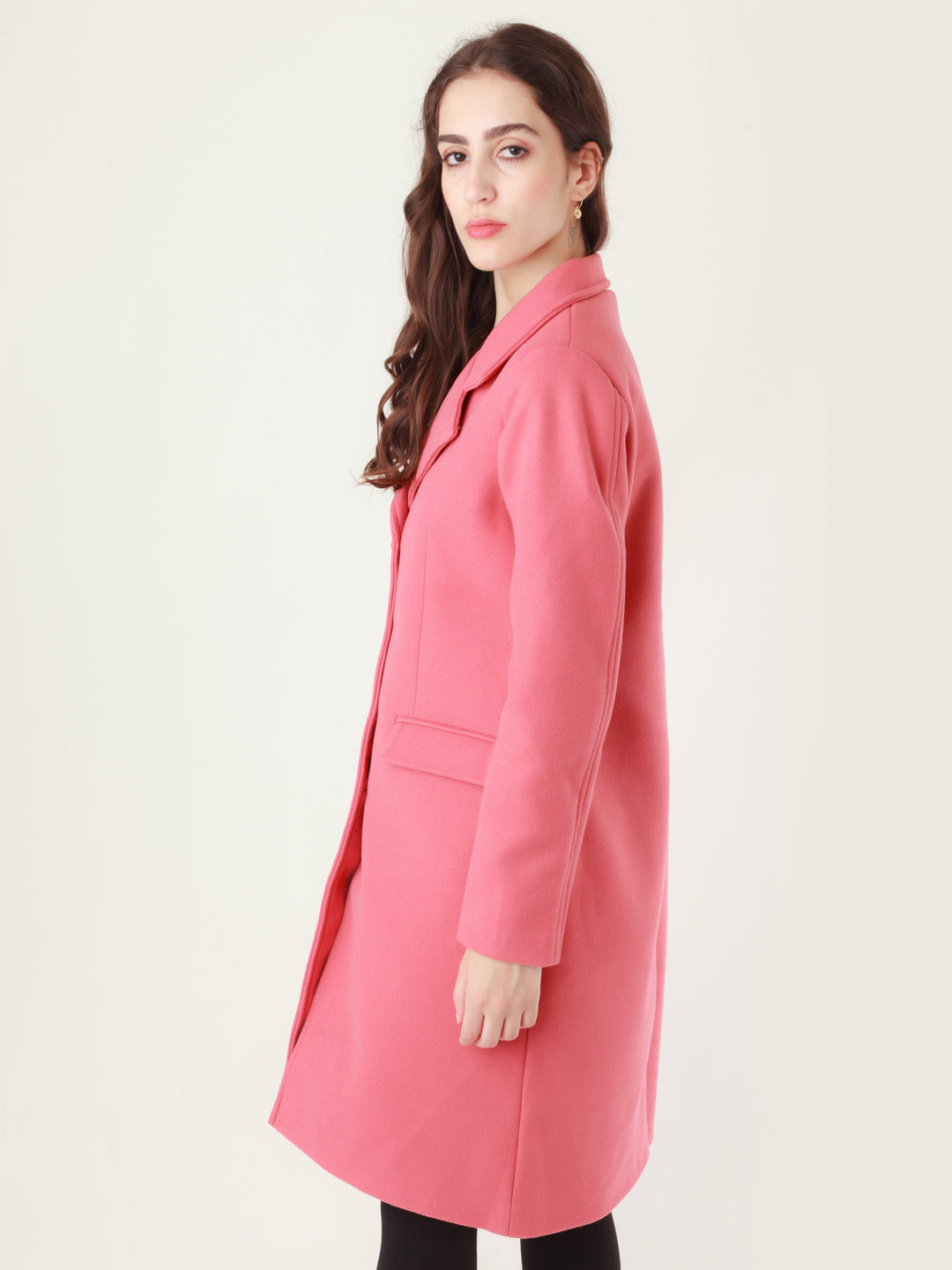 Pink Solid Coat