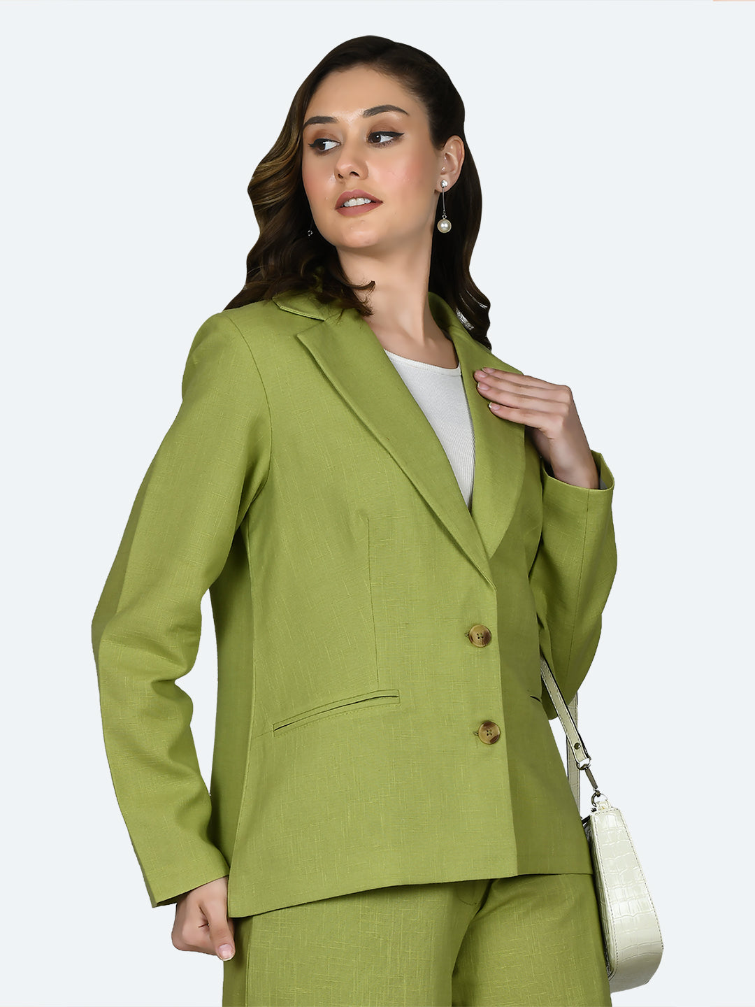 Green Solid Jacket