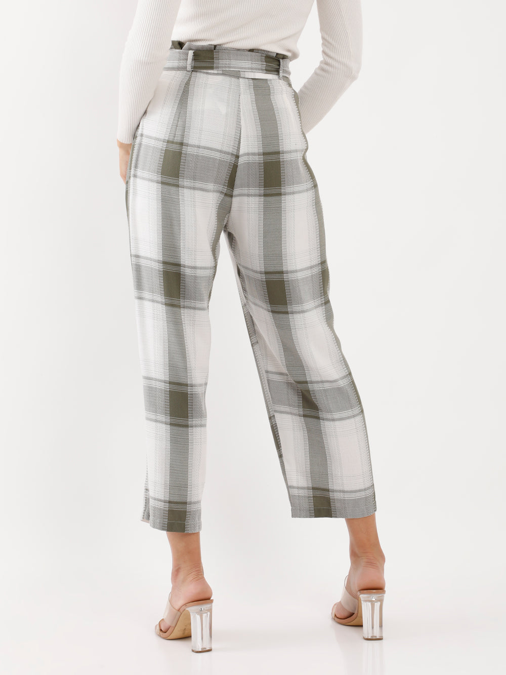 Green Checked Trouser