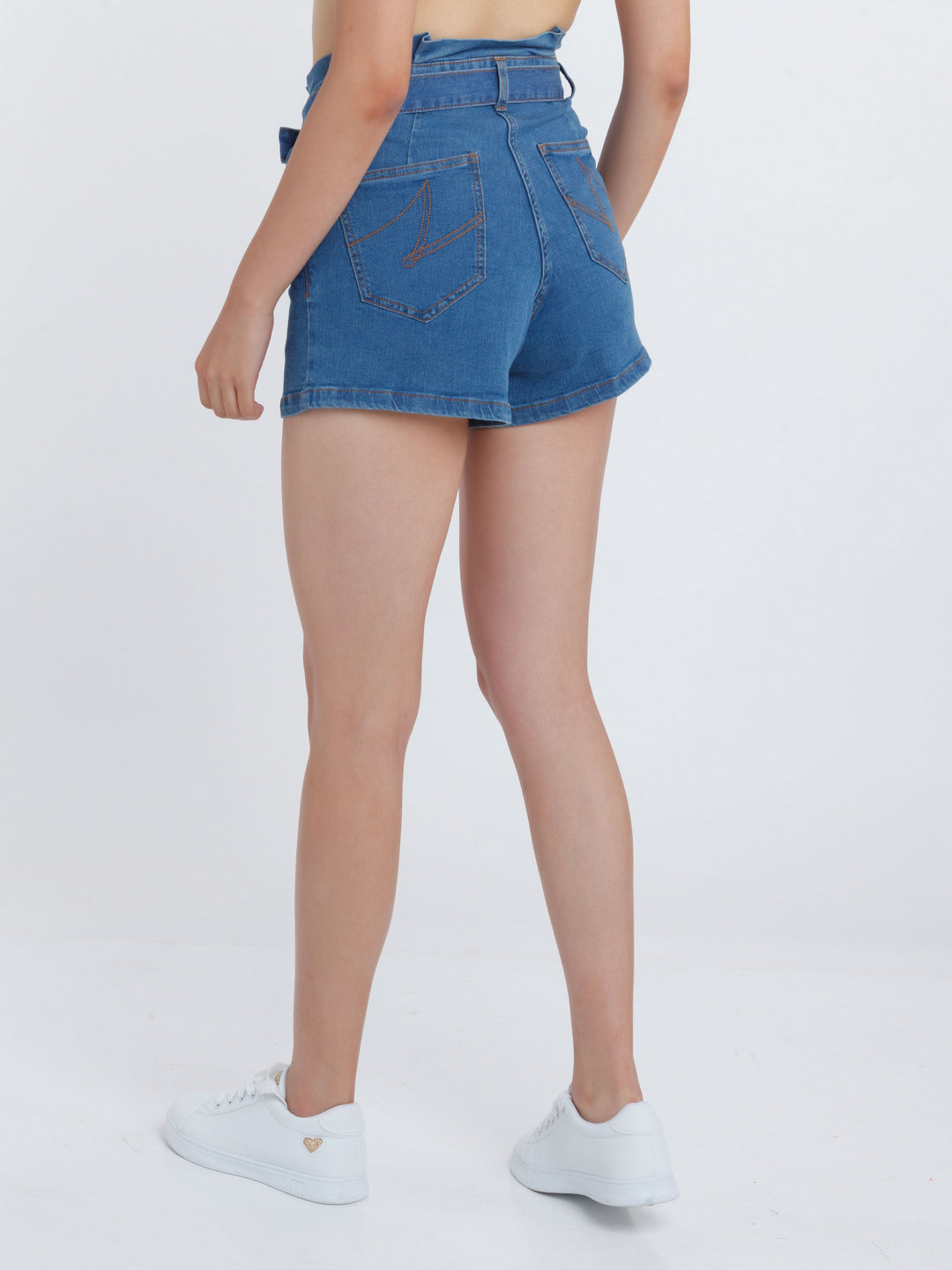 Buy Light Blue Shorts for Women by MAX Online | Ajio.com