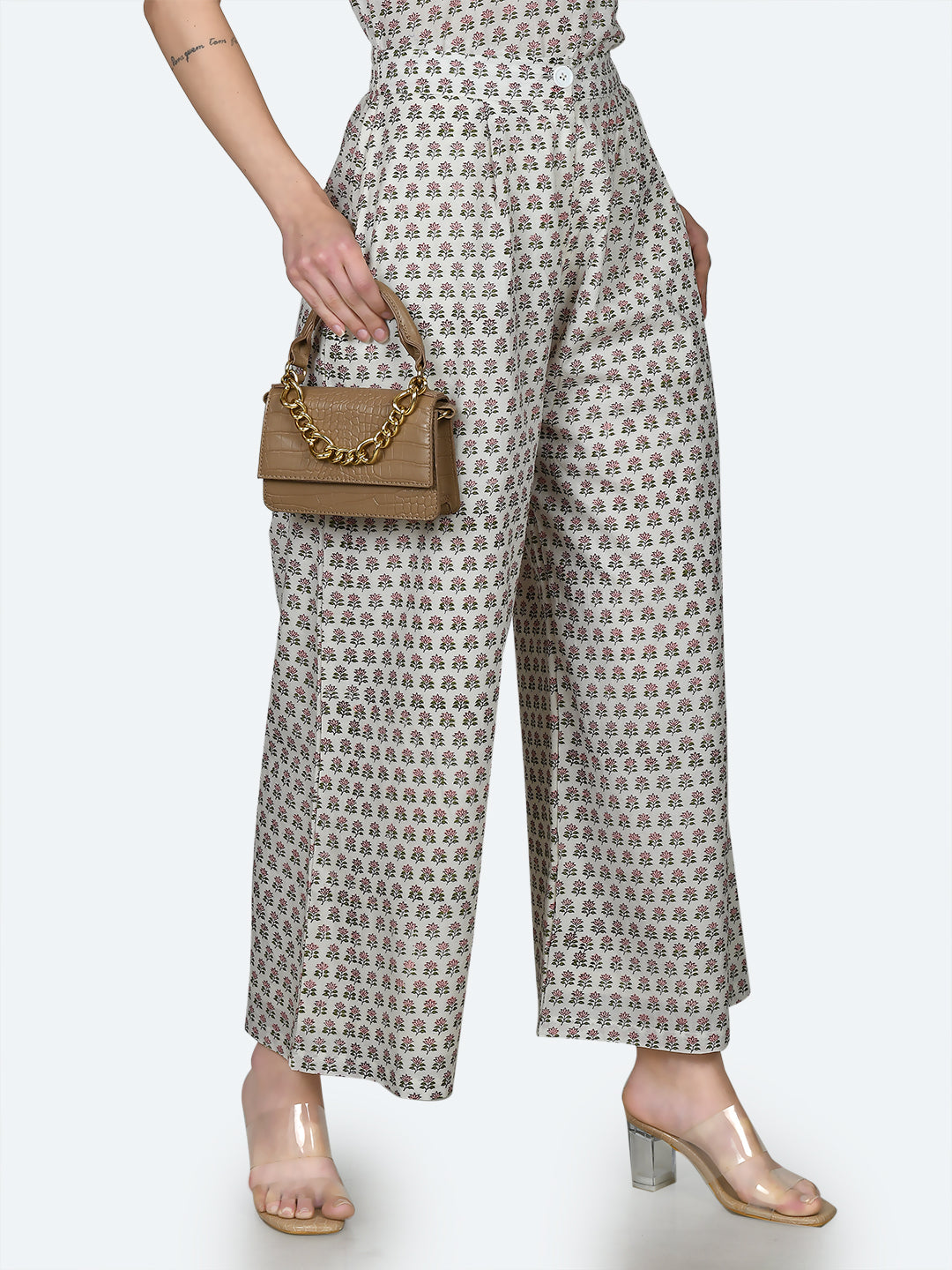 Buy online Mid Rise Printed Trouser from bottom wear for Women by V-mart  for ₹339 at 15% off | 2024 Limeroad.com