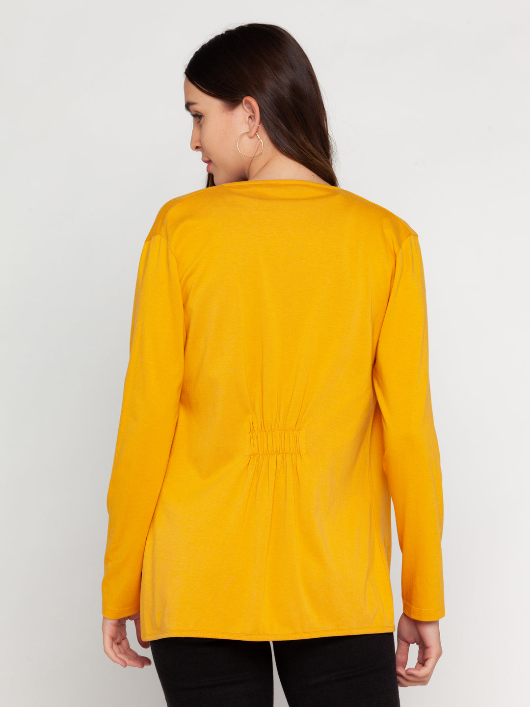 Mustard Solid Shrug