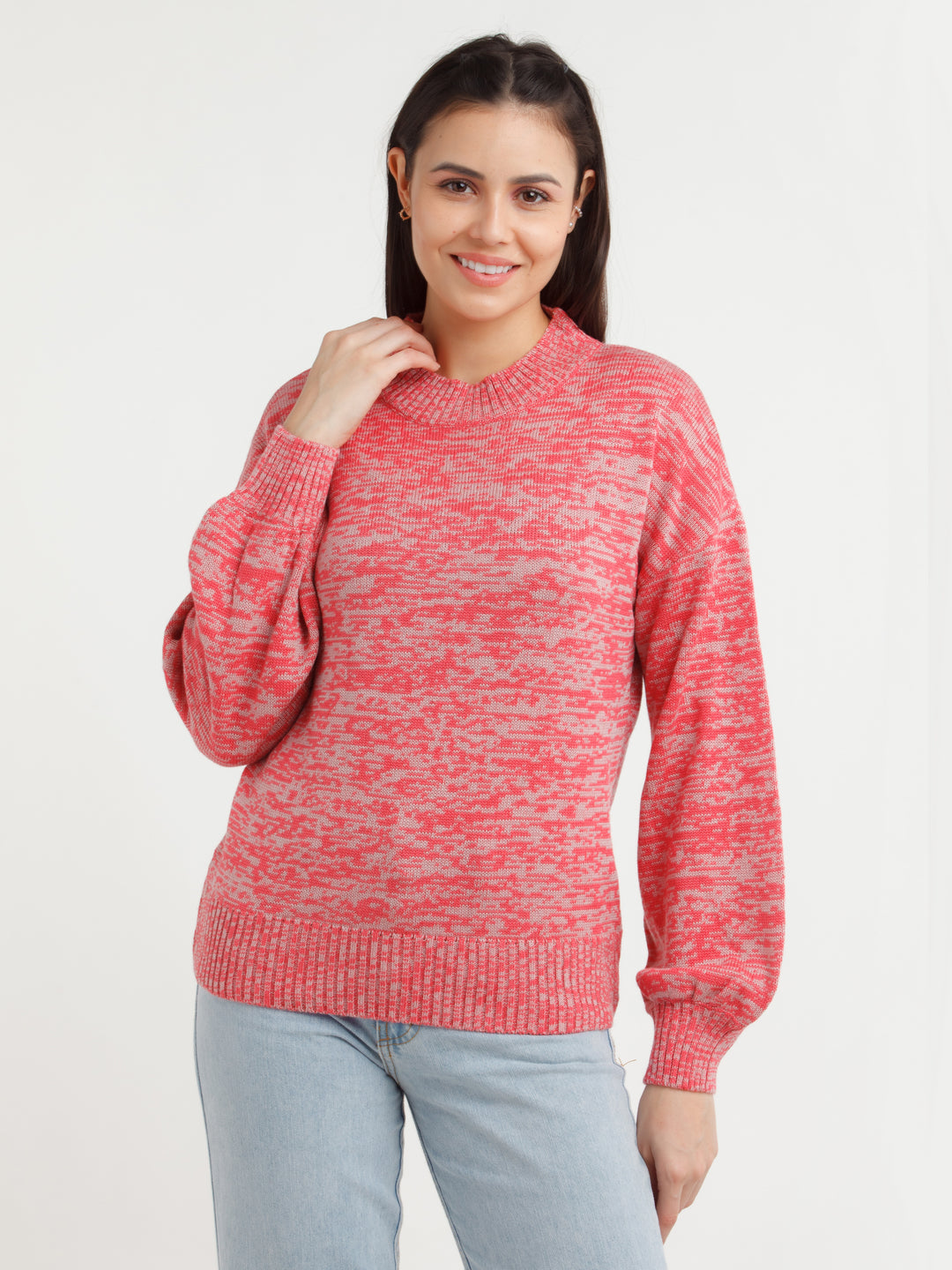 Multi Color Solid Sweater