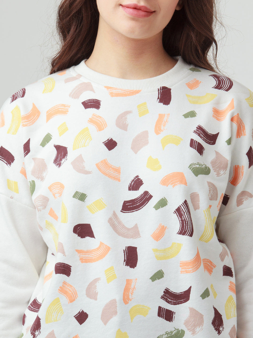 Multicolor Printed Sweatshirt