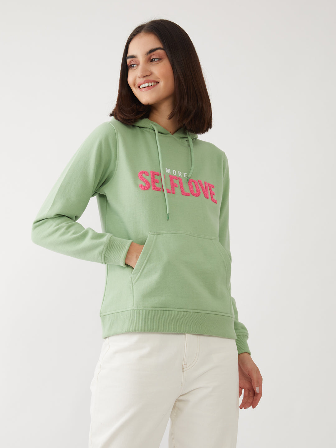 Green Printed Sweatshirt