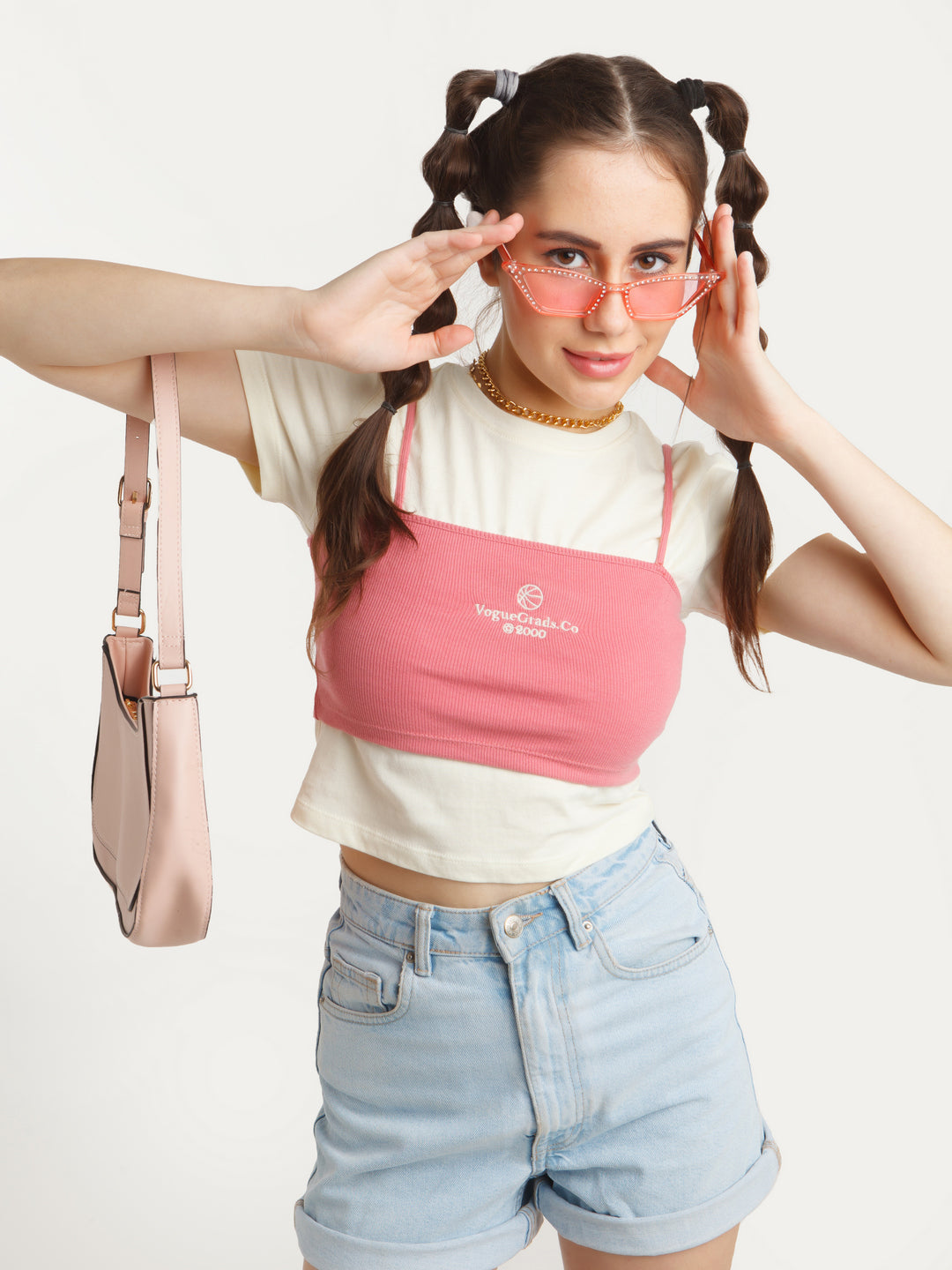 Pink Solid Regular Top