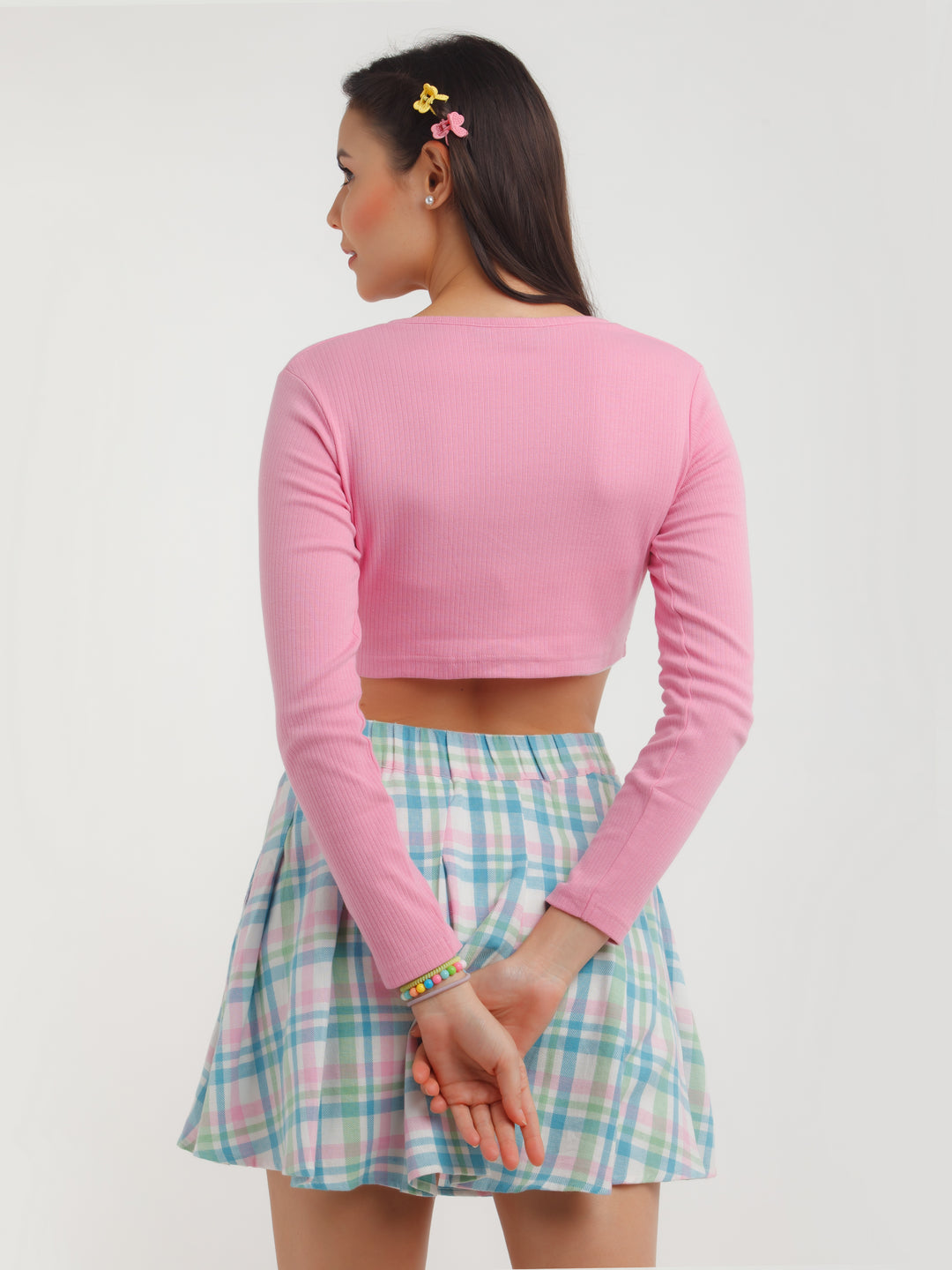 Pink Solid Top