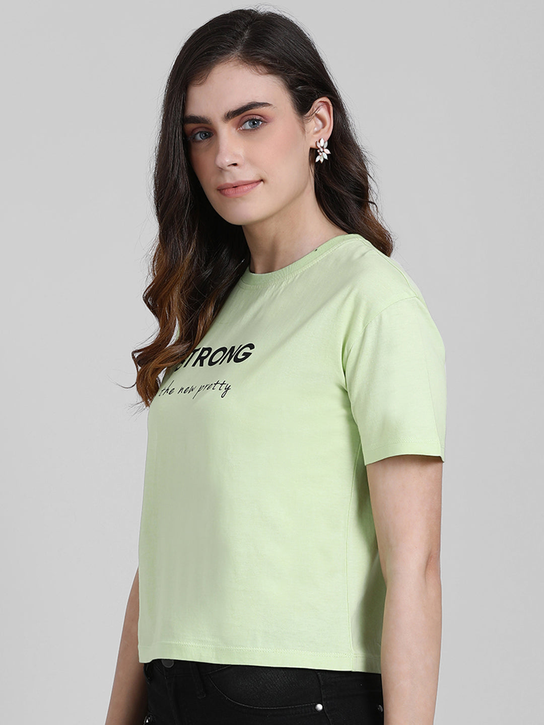 Green Printed T-Shirt