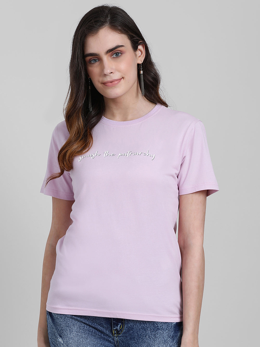 Pink Printed T-Shirt