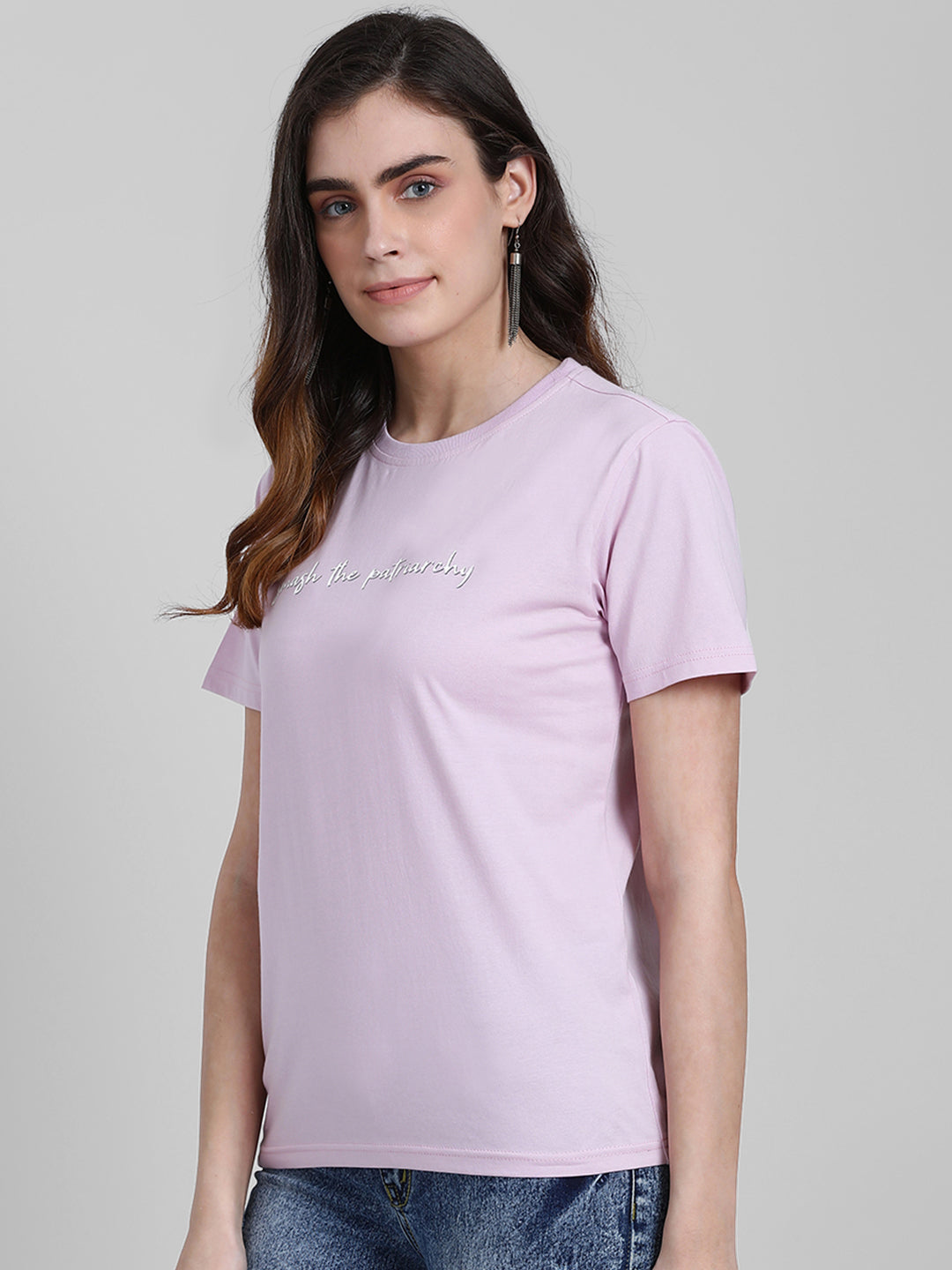 Pink Printed T-Shirt