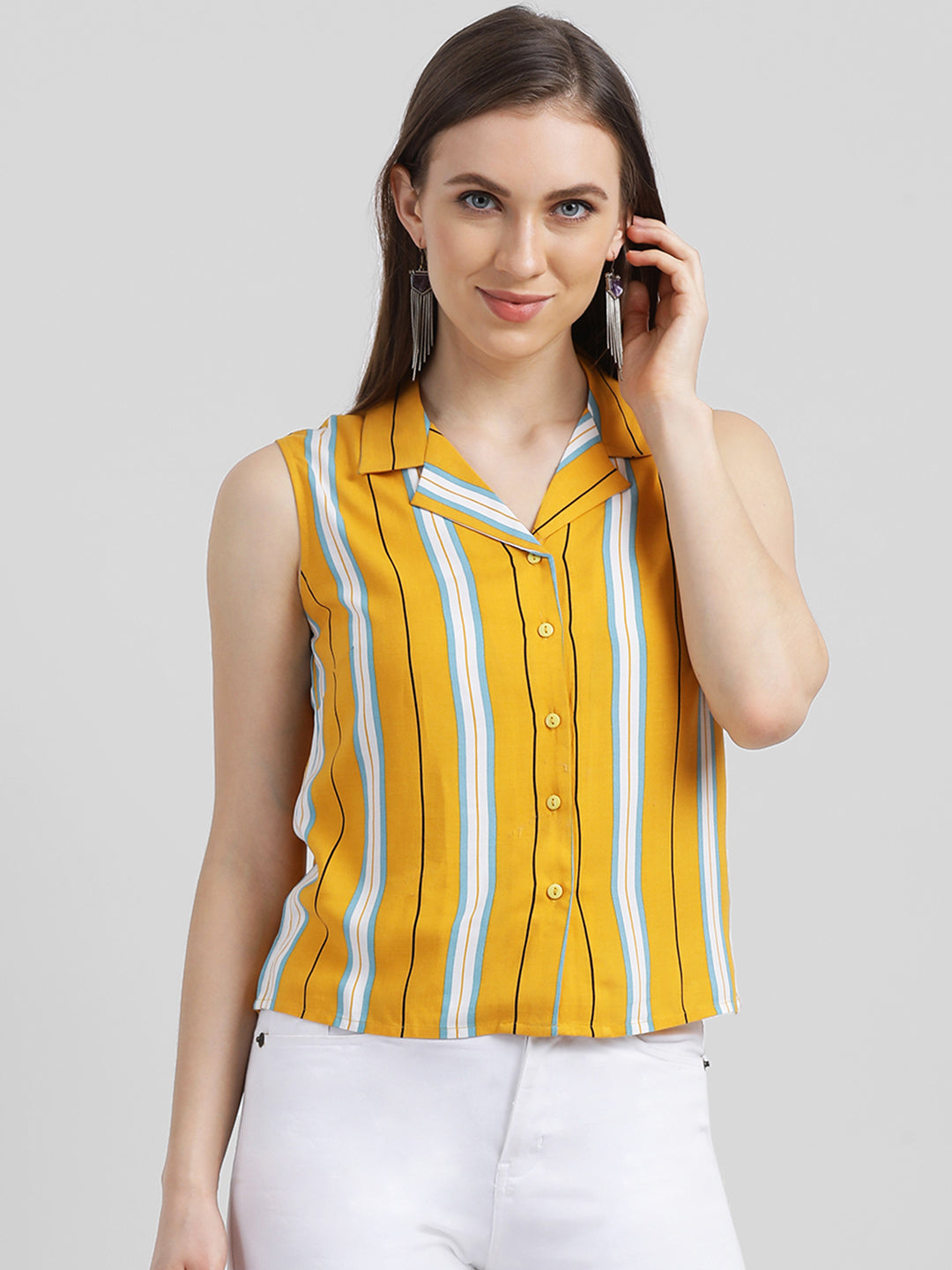 Yellow Striped Shirt