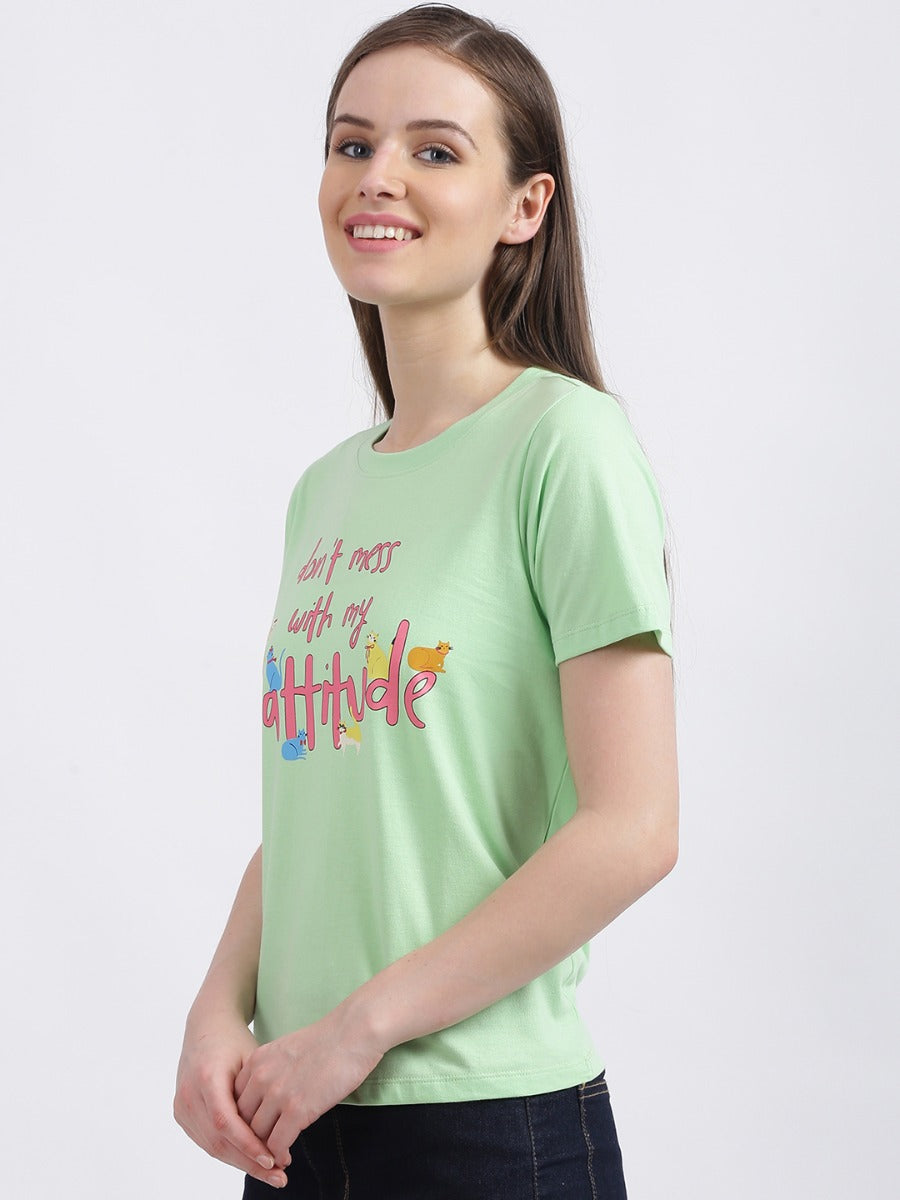 Green Graphic Regular T-Shirt