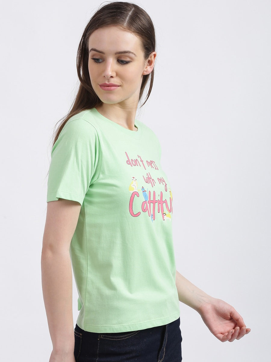 Green Graphic Regular T-Shirt