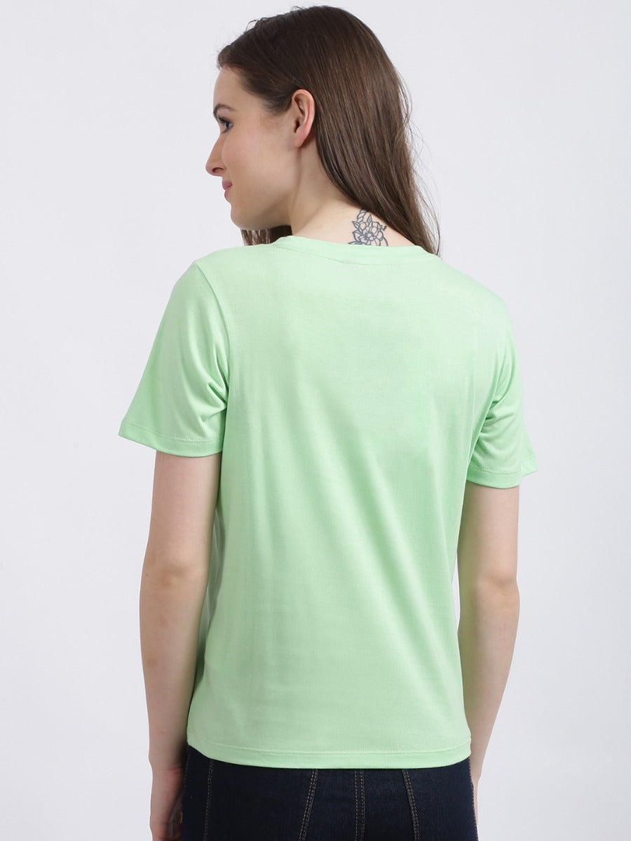 Green Graphic Regular T-Shirt