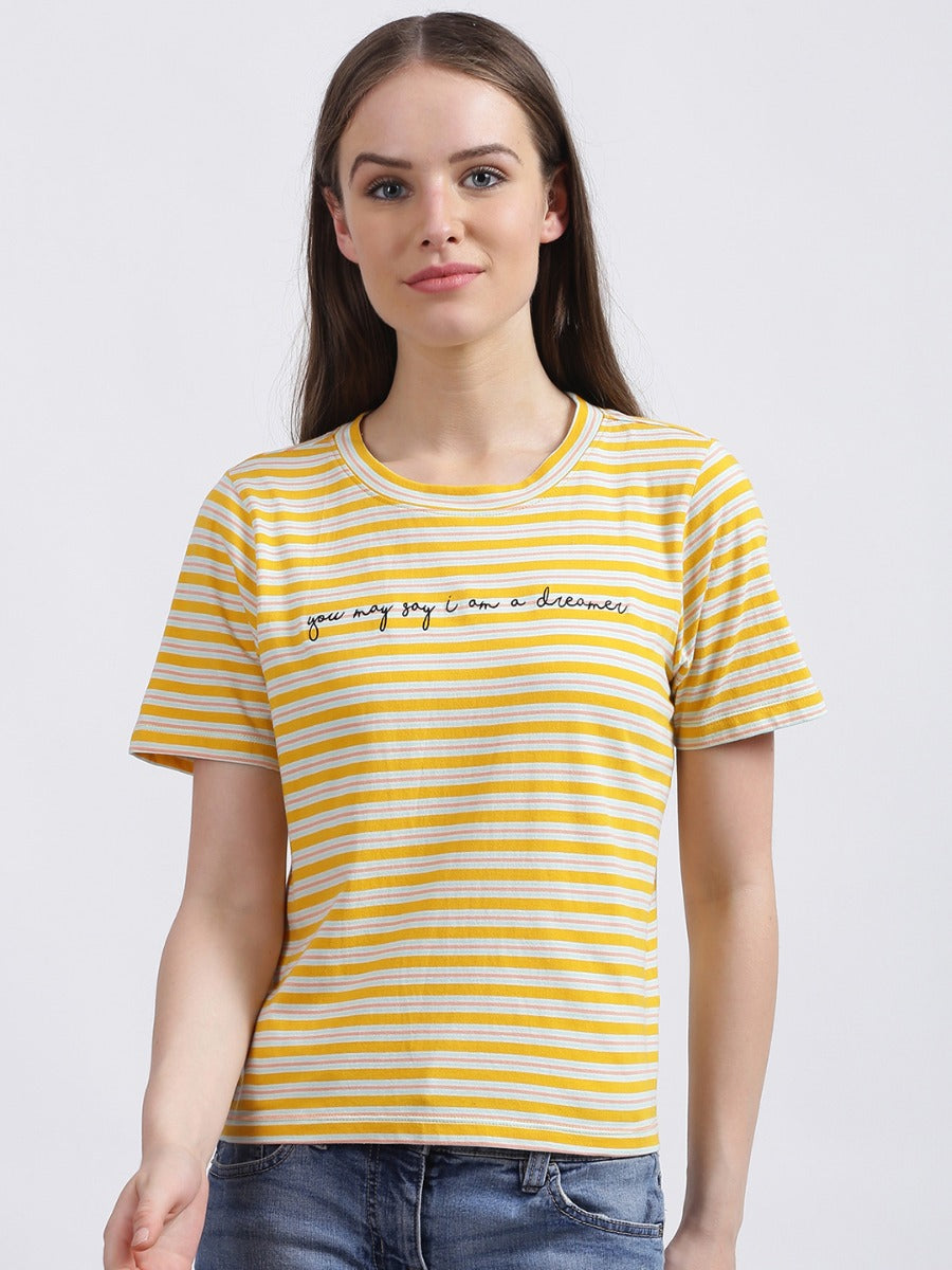 Multi Solid Regular T-Shirt