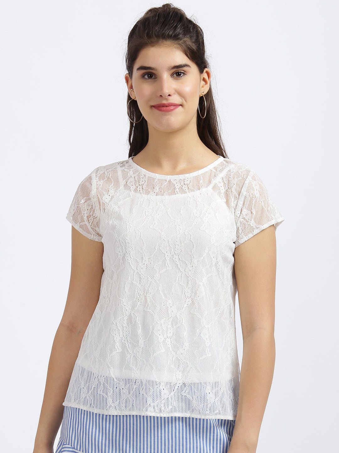 White Lace Top