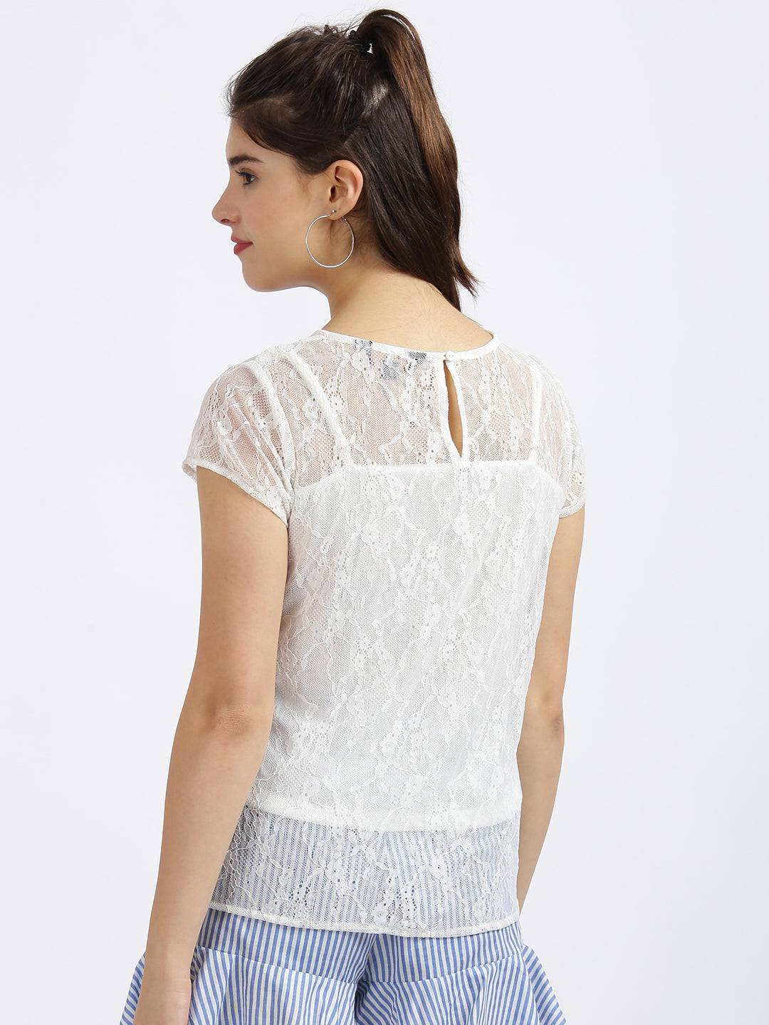 White Lace Top