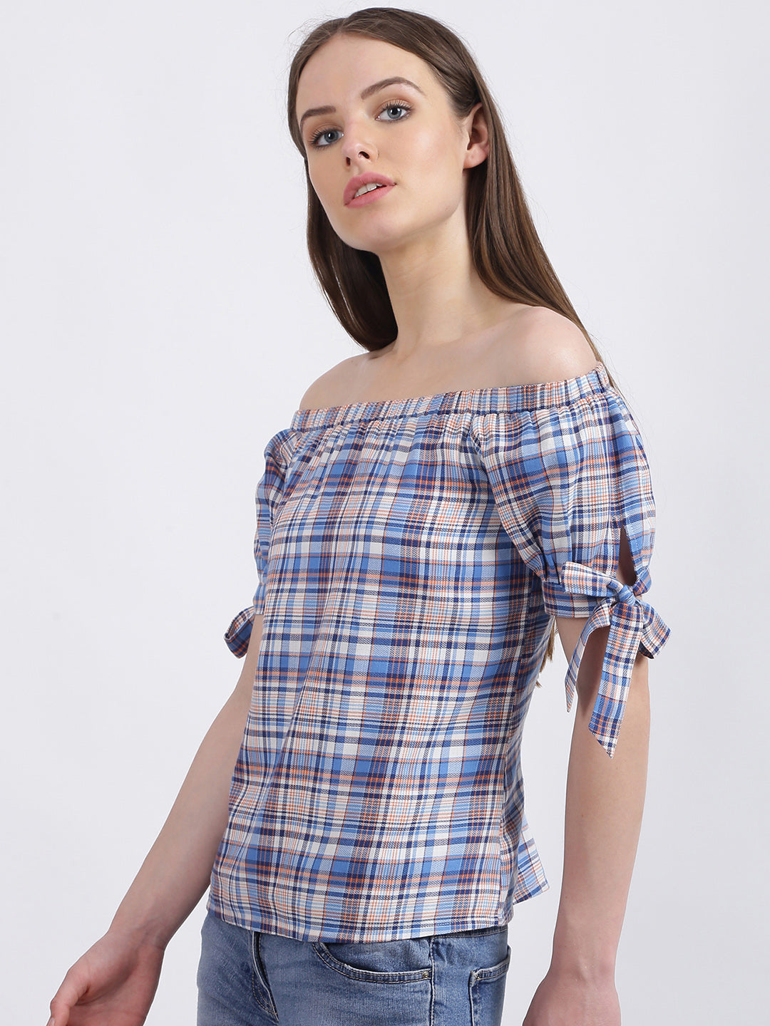 Multi Checked Regular Top