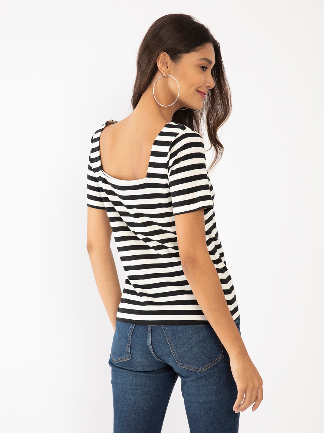 Multi Colored Striped Top