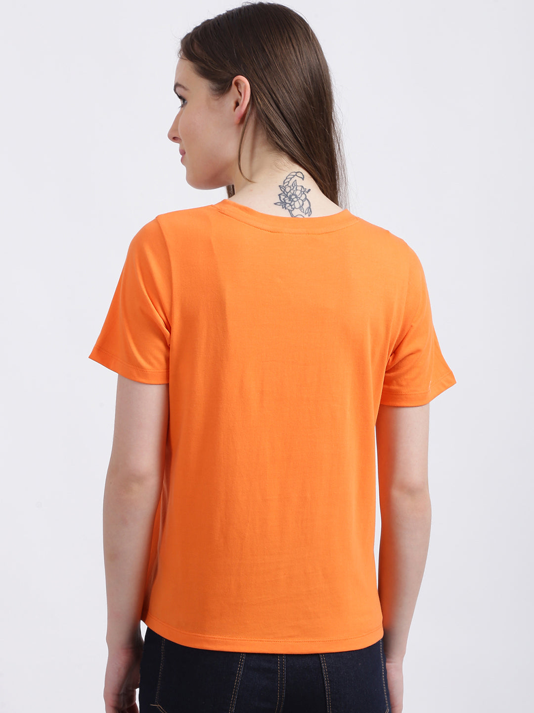 Orange Graphic Regular T-Shirt