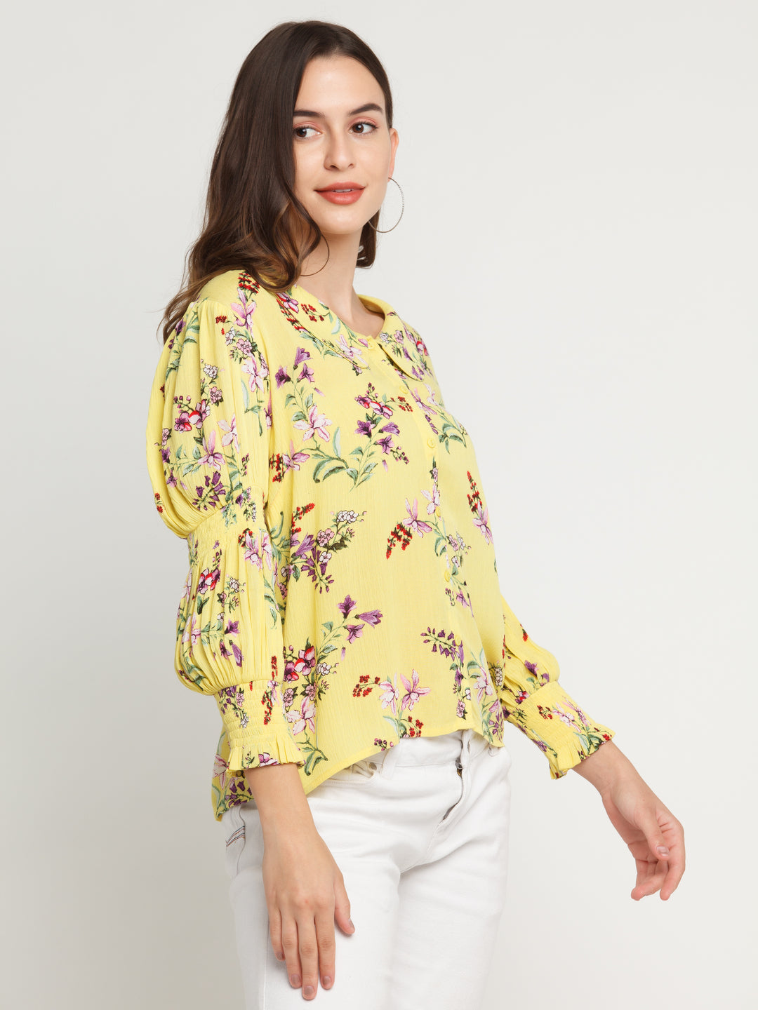 Yellow Printed Shirt