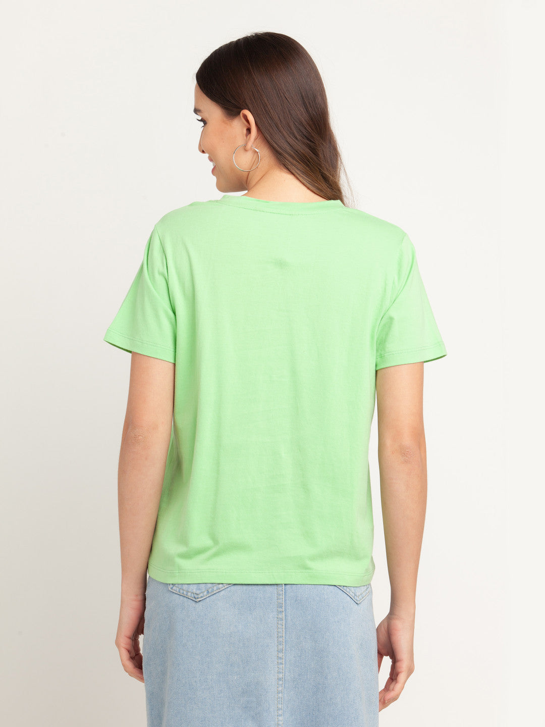 Green Printed T-Shirt