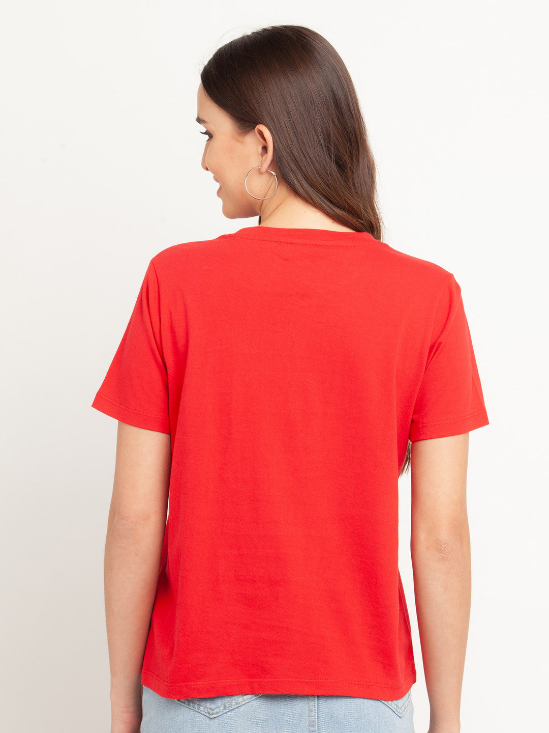 Red Printed T-Shirt