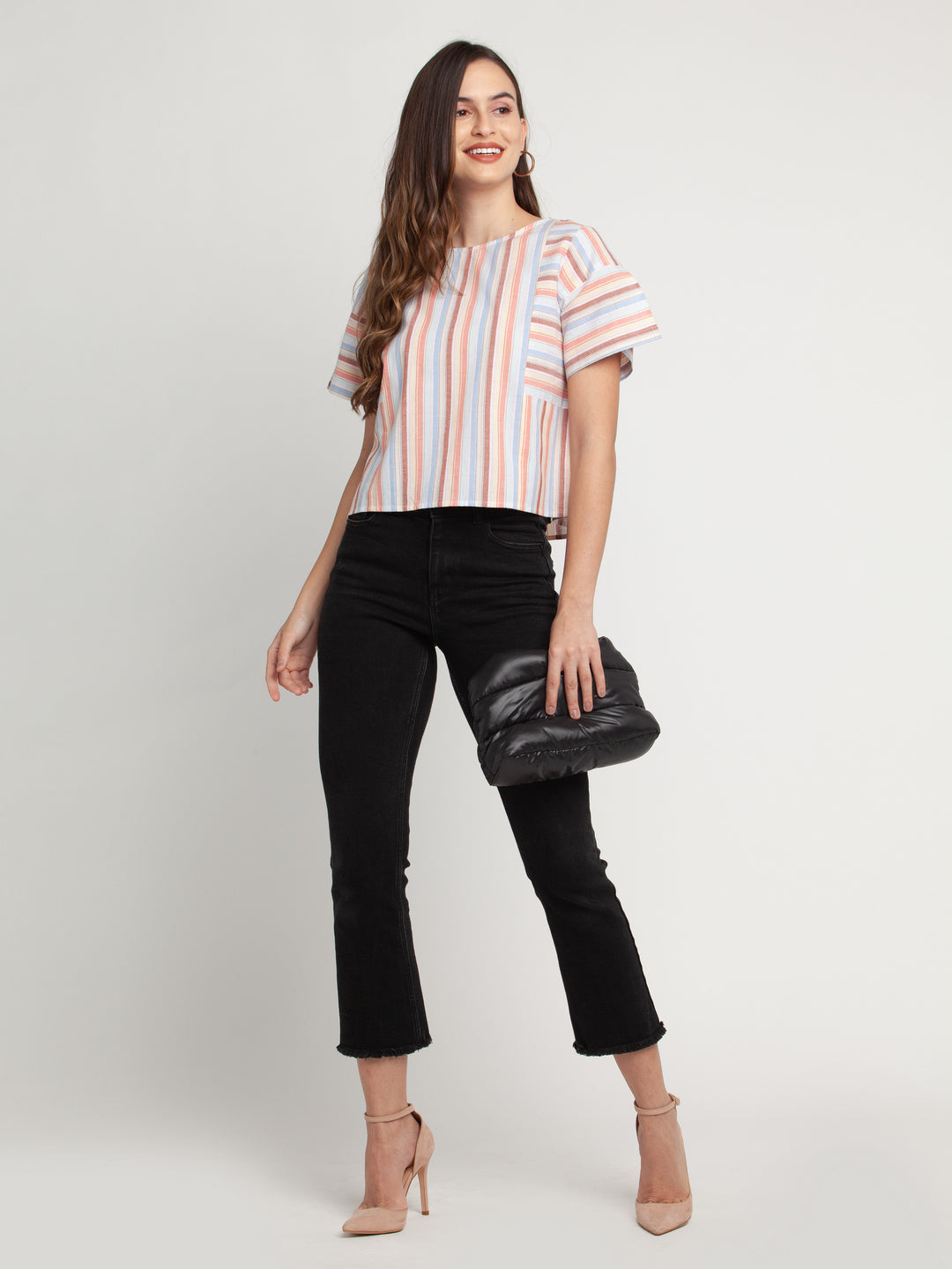 Multicolored Striped Top