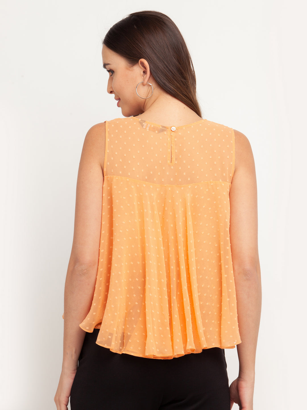 Peach Solid Top