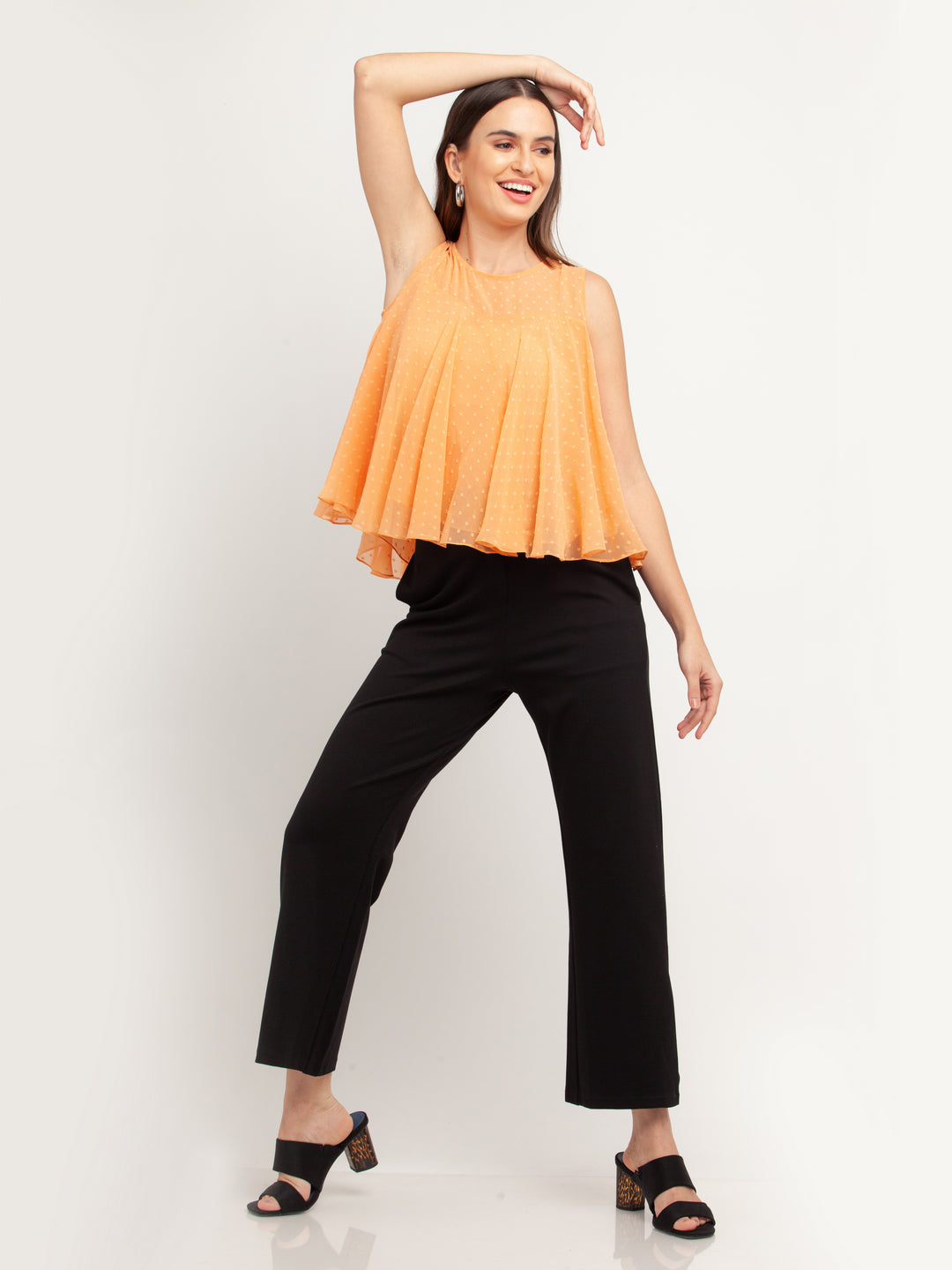 Peach Solid Top