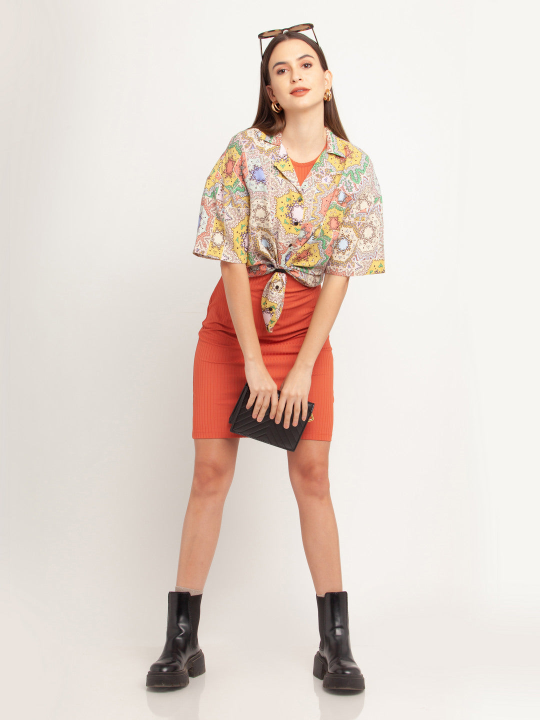 Multicolored Printed Shirt For Women
