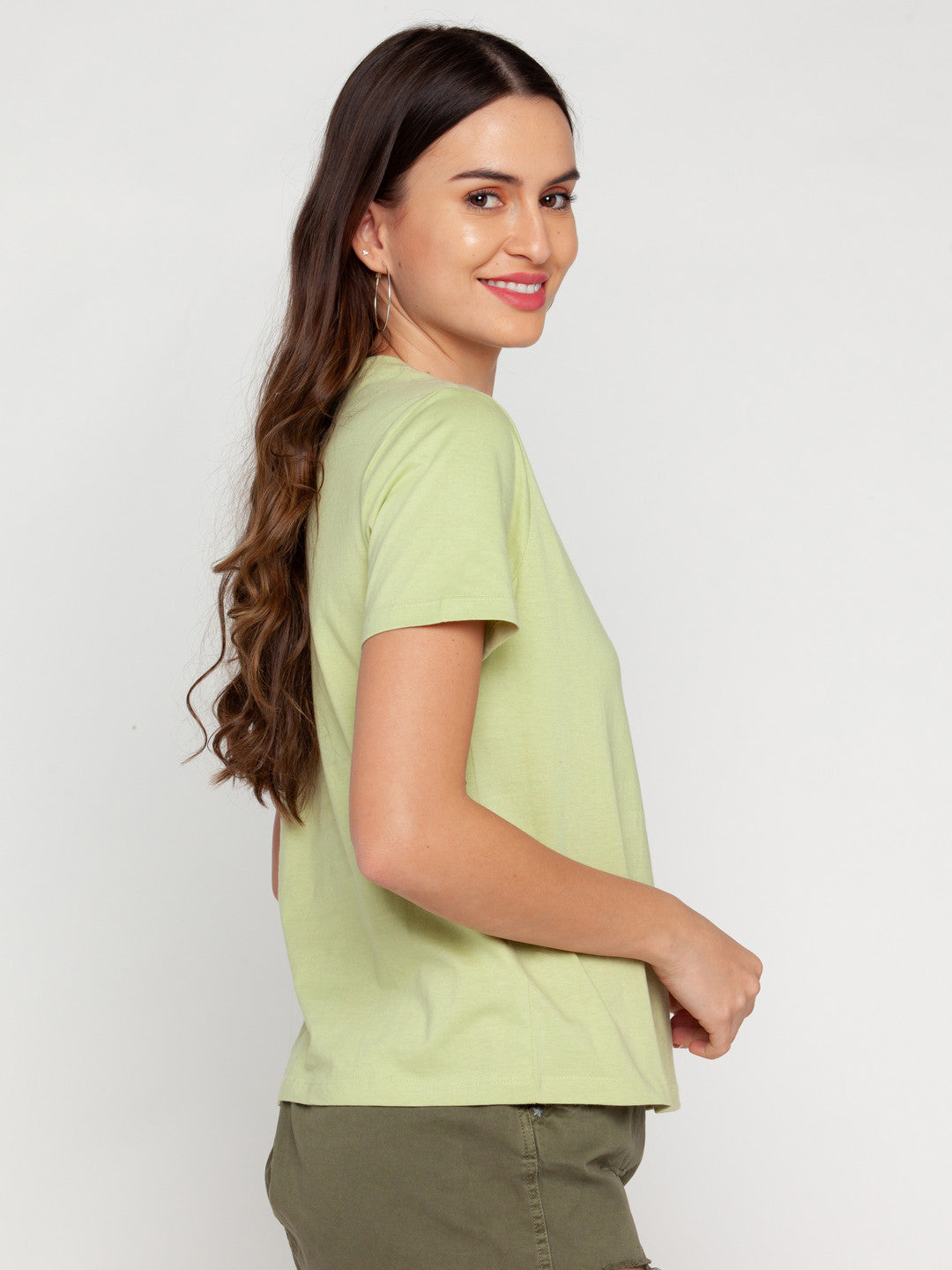 Green Printed T-Shirt